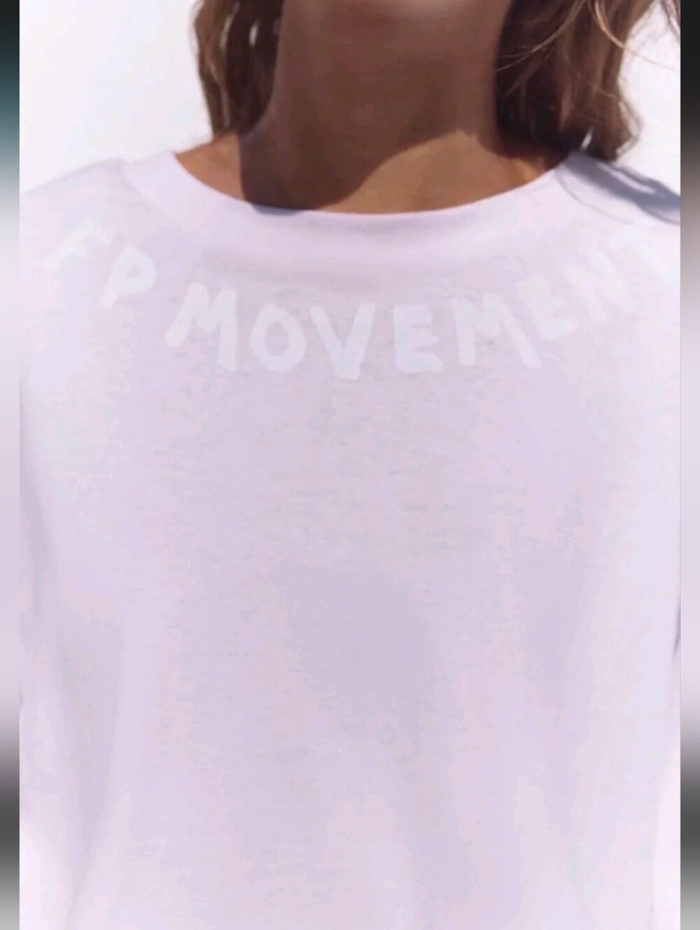Free People Movement Tackle Bleached Logo Tee *NWT *Small (Relaxed)